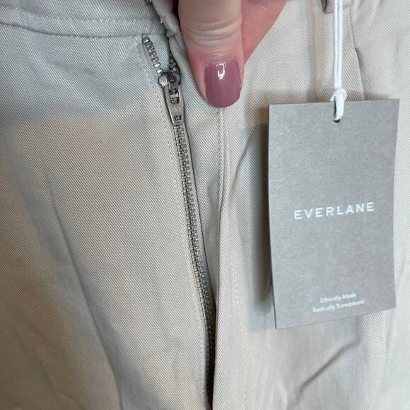 Everlane The Way-High Drape Pant In Sandstone Size 12 Short New - Picture 6 of 14